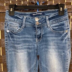 Wallflower Women's Denim Skinny Jeans